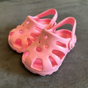 Pink Baby Crocs